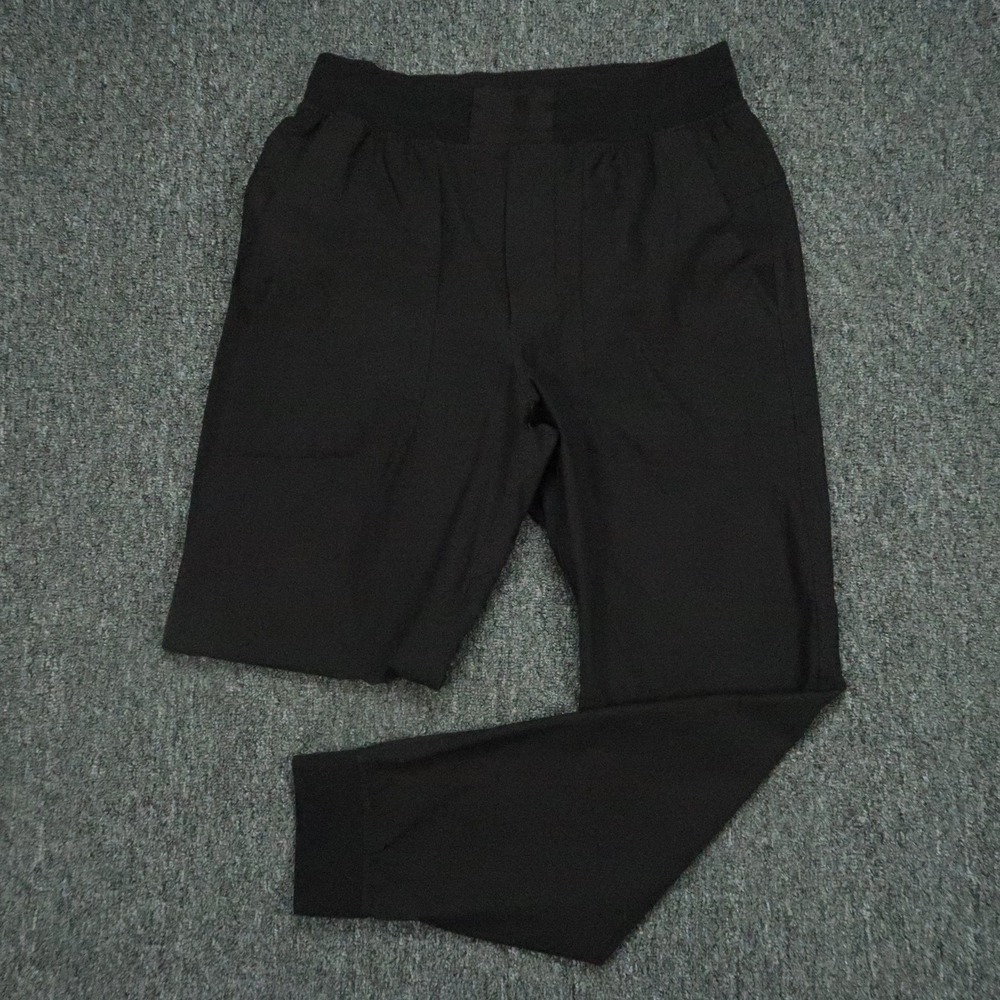 Black Mens Jogger Pants — Comfortable Elastic Waist